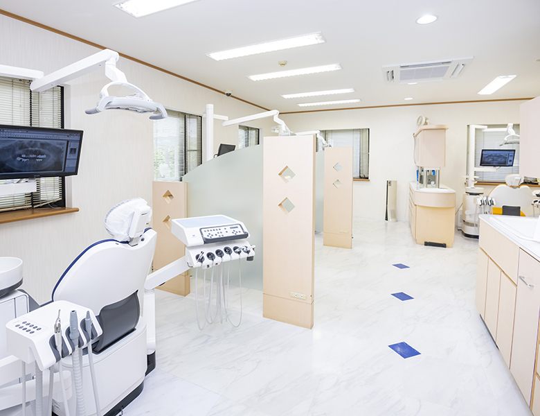 船橋市（芝山・飯山満）の歯医者、たお歯科クリニックの快適な院内環境